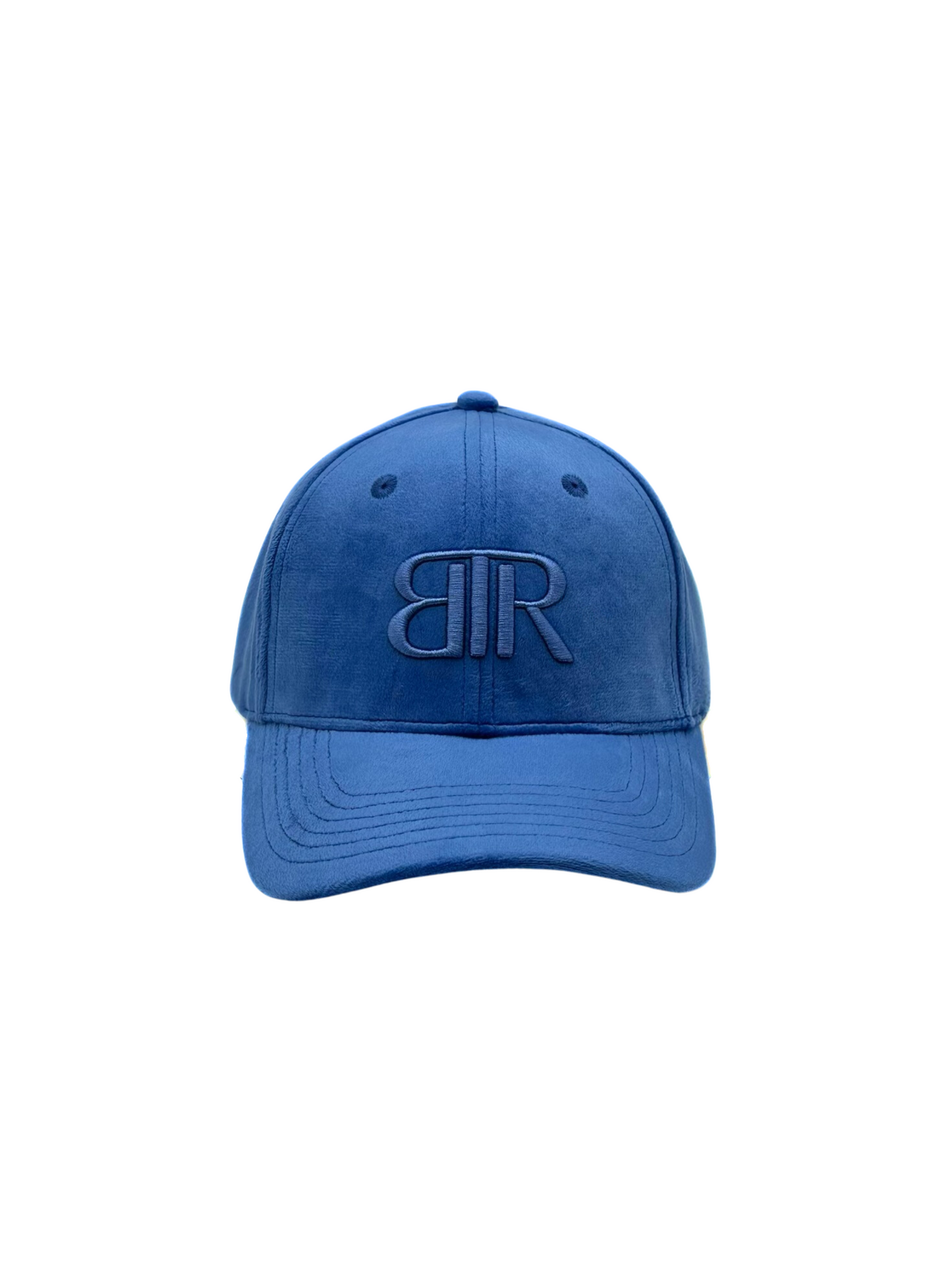 Bronx Velvet Baseball Cap- Blue