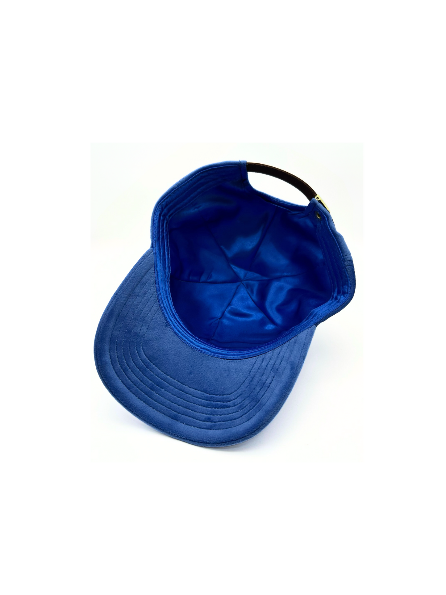 Bronx Velvet Baseball Cap- Blue