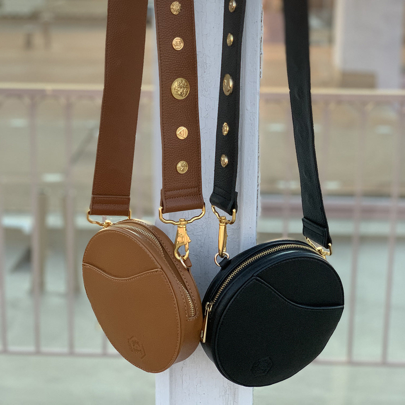 Brown Genuine Leather Crossbody Belt Bag - FINAL SALE