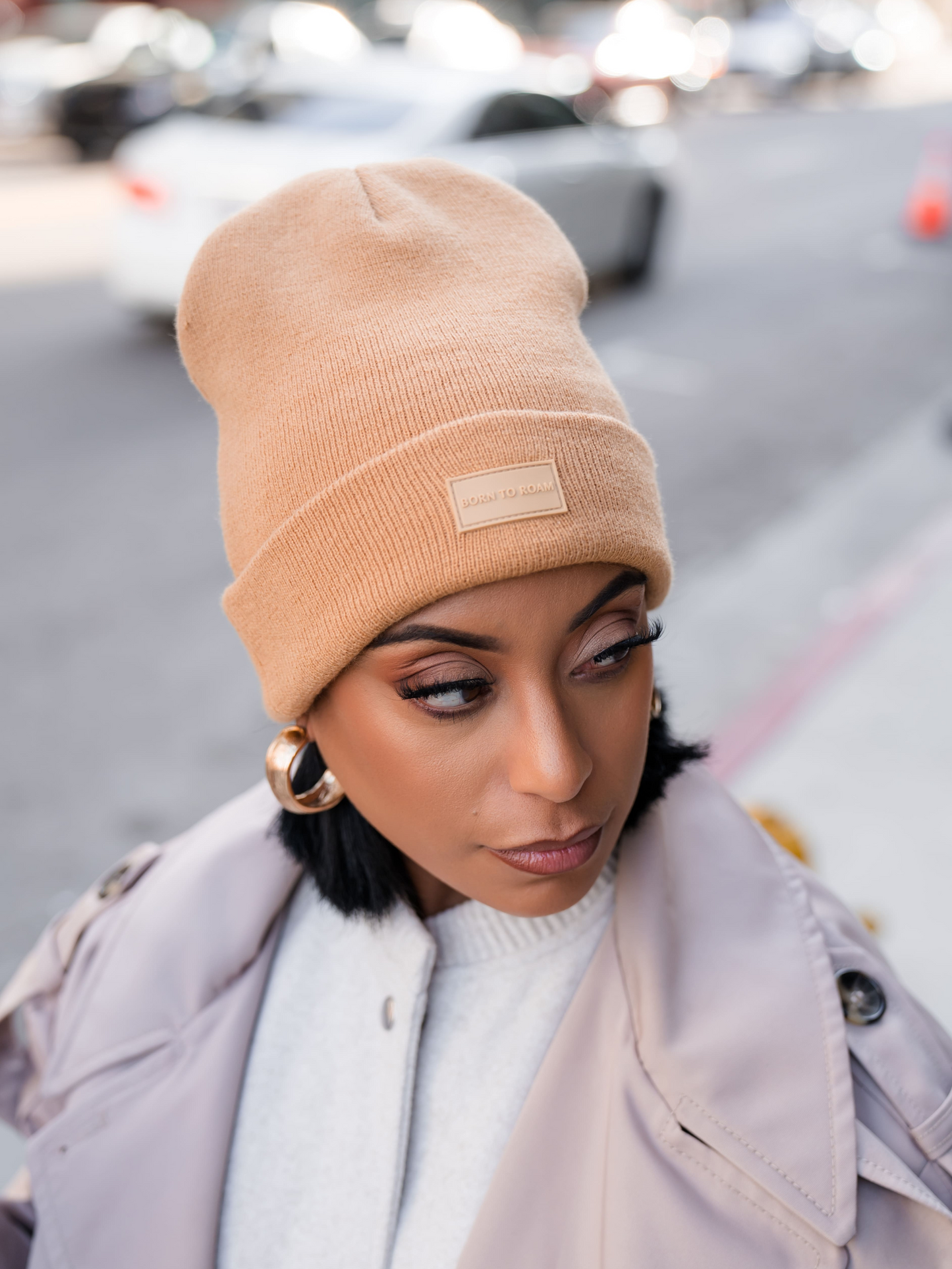 Vail Knit Beanie - Tan