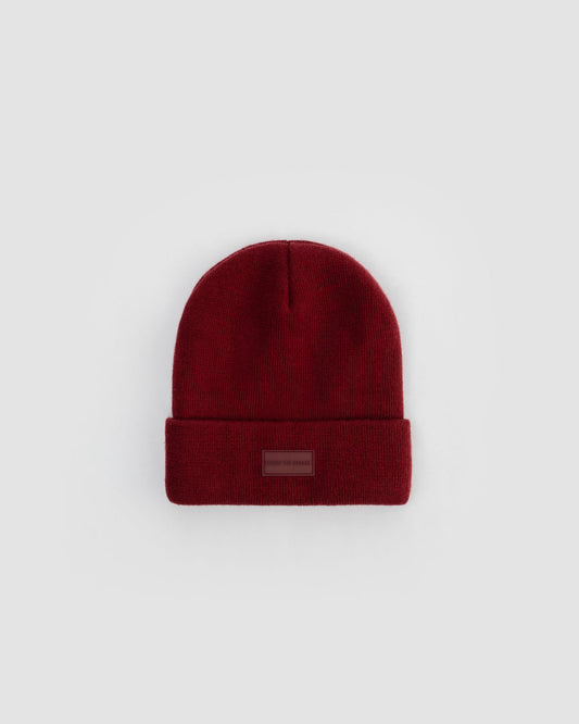 Vail Knit Beanie - Burgundy