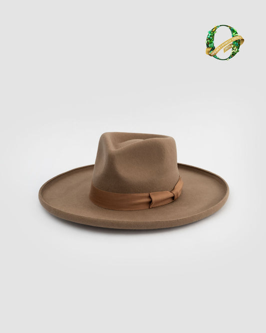 Galilee Rancher Unisex Fedora Hat - Pecan