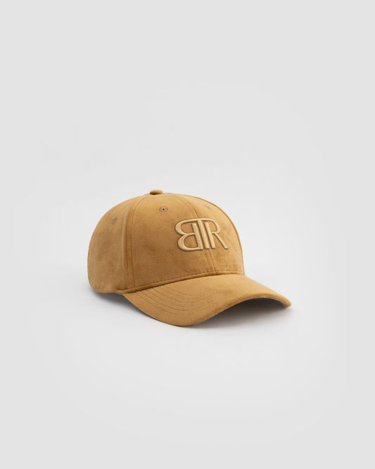 Bronx Velvet Baseball Cap - Tan